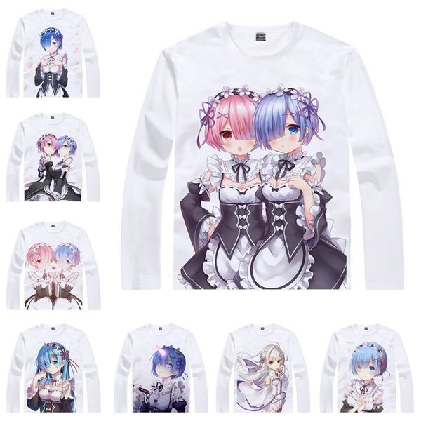 japanese anime shirt re:zero starting life in another world t-shirts multi-style long sleeve emilia cosplay costume kawaii gift, White;black
japanese anime shirt re:zero starting life in another world t-shirts multi-style long sleeve emilia cosplay costume kawaii gift, White;black