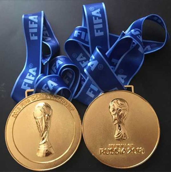 10 pcs the 2018 russian football world cup championship gold medal badge with ribbon 85 mm in diameter about 160g badge
10 pcs the 2018 russian football world cup championship gold medal badge with ribbon 85 mm in diameter about 160g badge