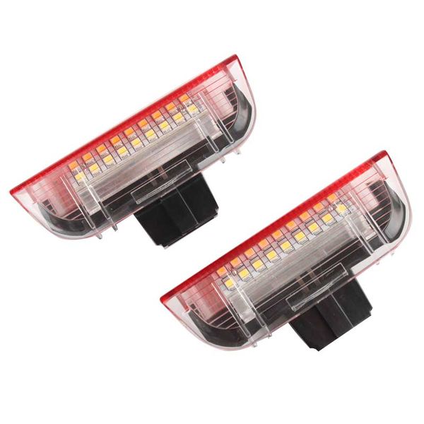car for vw golf passat 2pcs error 18smd led under rear door lamp 12v