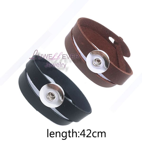 wholesale 160 genuine leather handmade snap button bracelet interchangeable charm jewelry for women men(fit 18mm snaps, Golden;silver
wholesale 160 genuine leather handmade snap button bracelet interchangeable charm jewelry for women men(fit 18mm snaps, Golden;silver