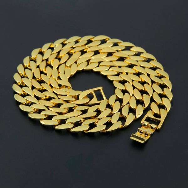 2016 miami cuban link men necklace new arrival promotion hip hop gold plated iced out trendy jewelry, Silver
2016 miami cuban link men necklace new arrival promotion hip hop gold plated iced out trendy jewelry, Silver
