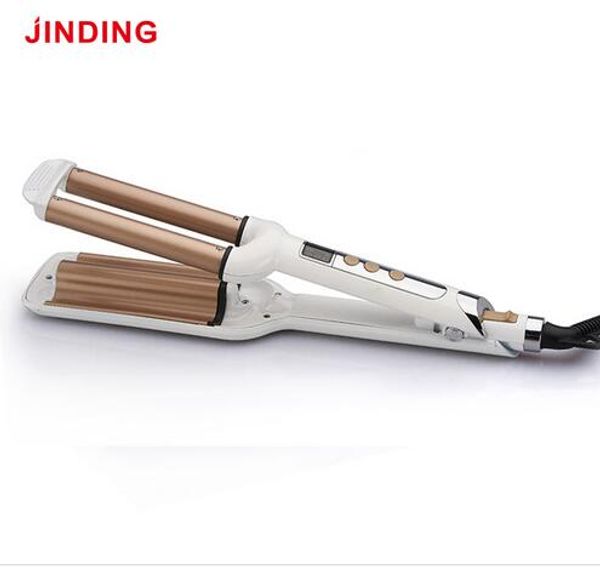 st-2288 electric curling iron hair waver three barrels roller wand led display hair curler tongs ceramic coating beauty styling tools, Black
st-2288 electric curling iron hair waver three barrels roller wand led display hair curler tongs ceramic coating beauty styling tools, Black