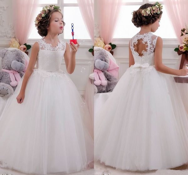 princess floral lace arabic 2017 flower girl dresses sheer neck vintage child dresses beautiful flower girl wedding dresses, White
princess floral lace arabic 2017 flower girl dresses sheer neck vintage child dresses beautiful flower girl wedding dresses, White