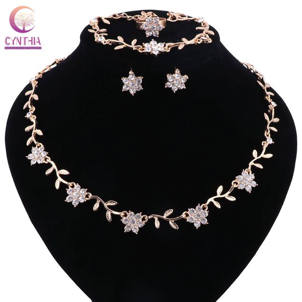 женщины золото посеребренные boho цветы ювелирные наборы заявление ожерелье для партии свадьба кристалл ожерелье модные серьги, Black 
женщины золото посеребренные boho цветы ювелирные наборы заявление ожерелье для партии свадьба кристалл ожерелье модные серьги, Black