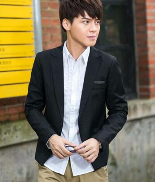 han edition british men in europe and the leisure fashion the new trend of the fine personality business thin jackets / m-3xl, White;black
han edition british men in europe and the leisure fashion the new trend of the fine personality business thin jackets / m-3xl, White;black