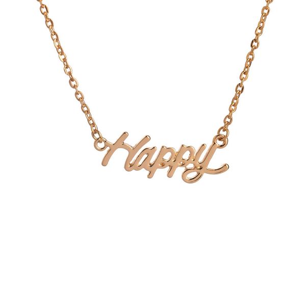 gold silver plated tiny stamped happy letters necklace simple good luck necklaces for friends ing
gold silver plated tiny stamped happy letters necklace simple good luck necklaces for friends ing
