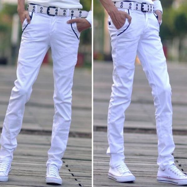 wholesale- spring new fashion mens casual pants slim fit straight leg cotton blend skinny pants trousers 9 colors black red ing
wholesale- spring new fashion mens casual pants slim fit straight leg cotton blend skinny pants trousers 9 colors black red ing