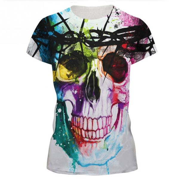 wholesale-new 2016 summer fashion harajuku 3d tshirt weird skull printed colorful t-shirt womens t shirts casual tees punk rock style, White
wholesale-new 2016 summer fashion harajuku 3d tshirt weird skull printed colorful t-shirt womens t shirts casual tees punk rock style, White