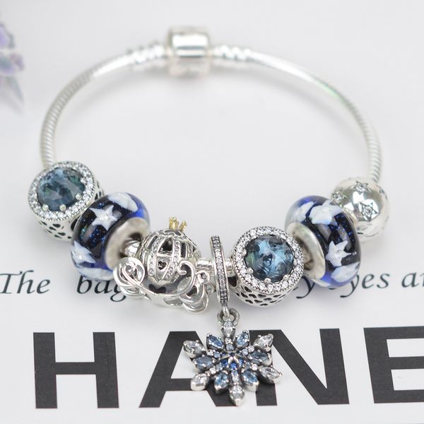 edell 100% 925 sterling silver charm beads blue star christmas car collocation bracelet suitable for women diy bangles send the boxs, Black
edell 100% 925 sterling silver charm beads blue star christmas car collocation bracelet suitable for women diy bangles send the boxs, Black