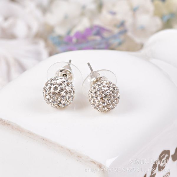 mixed colors new shambhala earrings ball crystal stud earring classic jewelry spherical stud for women wholesale, Golden;silver
mixed colors new shambhala earrings ball crystal stud earring classic jewelry spherical stud for women wholesale, Golden;silver