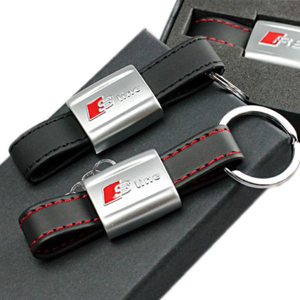 Wholesale fashion Car Black Leather Strap Key Chain Sline Audi Metal Key Holder for A3 A4 A5 A6 A8
Wholesale fashion Car Black Leather Strap Key Chain Sline Audi Metal Key Holder for A3 A4 A5 A6 A8