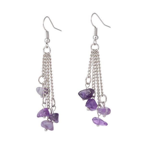new design chakra earrings yoga jewelry fashion long tassel women natural stone dangle earrings ing, Silver
new design chakra earrings yoga jewelry fashion long tassel women natural stone dangle earrings ing, Silver