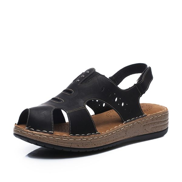 women summer shoes ladies sandals brand women open toe sandals leather women casual shoes, Black
women summer shoes ladies sandals brand women open toe sandals leather women casual shoes, Black