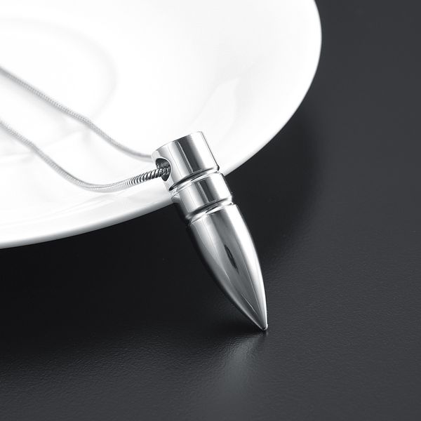 cmj9891 waterproof and polished keepsake urns new bullet memorial urn necklace for ashes cremation jewelry for men women sale, Silver
cmj9891 waterproof and polished keepsake urns new bullet memorial urn necklace for ashes cremation jewelry for men women sale, Silver