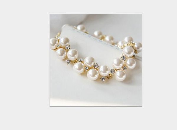 fashion pearl rhinestone necklace bracelet jewelry sets bride necklace bracelet bridal jewelry sets short necklace bracelet jewelry, Silver
fashion pearl rhinestone necklace bracelet jewelry sets bride necklace bracelet bridal jewelry sets short necklace bracelet jewelry, Silver