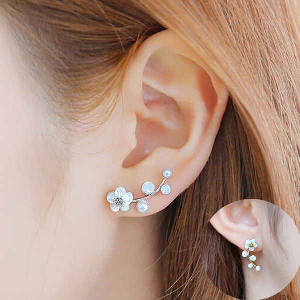 Kittenup Korean New Fashion Flower Stud Earrings For Women Femme Imitation Pearl Jewelry
Kittenup Korean New Fashion Flower Stud Earrings For Women Femme Imitation Pearl Jewelry