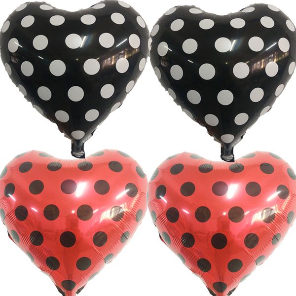 Ladybug Dot heart foil balloons 18inch 100pcs red and black globos wedding birthday party decorations kids Anniversary supplies
Ladybug Dot heart foil balloons 18inch 100pcs red and black globos wedding birthday party decorations kids Anniversary supplies