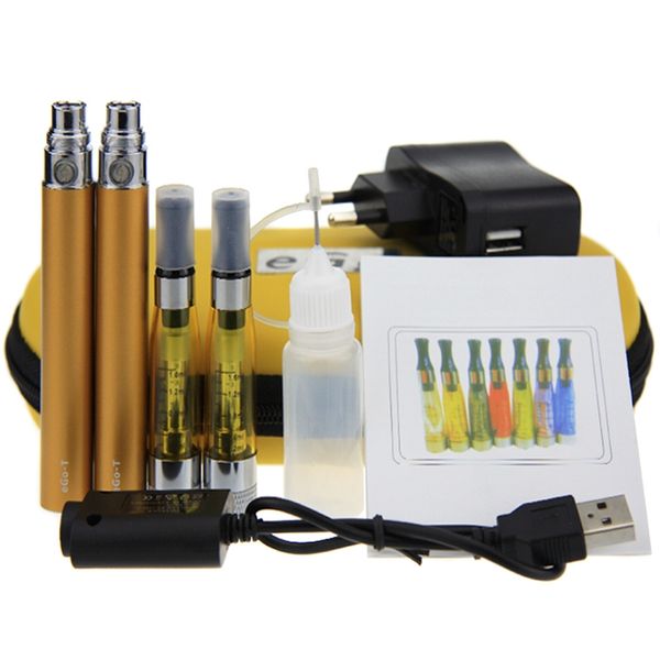 CE5+ plus eGo Zipper case Starter Kit Double Kits electronic cigarettes with 2 CE5+ atomizter 2 eGo T batteries
CE5+ plus eGo Zipper case Starter Kit Double Kits electronic cigarettes with 2 CE5+ atomizter 2 eGo T batteries