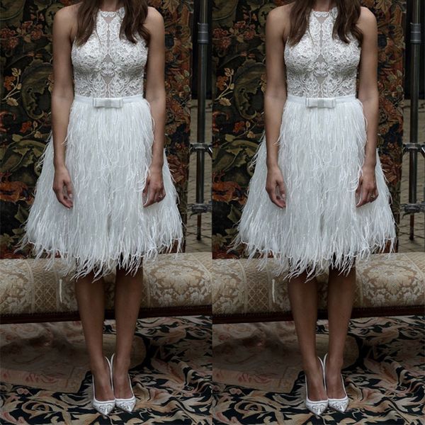 lace applique white celebrity cocktail dresses feather short prom dress a line evening gowns with sash, Black
lace applique white celebrity cocktail dresses feather short prom dress a line evening gowns with sash, Black