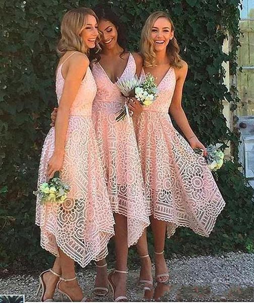 dark navy pink asymmetrical lace bridesmaid dresses boho wedding guest dresses party dress v neck spaghetti bridesmaid gowns tea length, White;pink
dark navy pink asymmetrical lace bridesmaid dresses boho wedding guest dresses party dress v neck spaghetti bridesmaid gowns tea length, White;pink