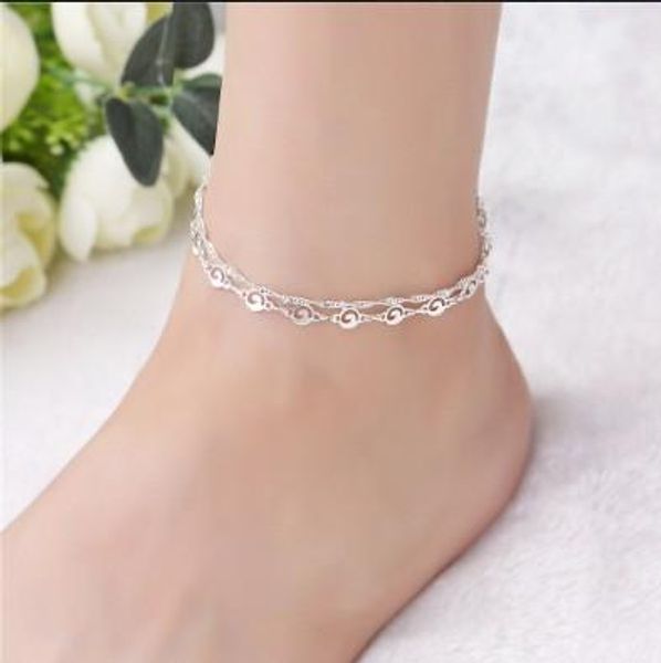 womens anklets s925 sterling silver multi layer hollow pattern ankle bracelets ankle chain barefoot sandals foot chains womens ankle chain, Red;blue
womens anklets s925 sterling silver multi layer hollow pattern ankle bracelets ankle chain barefoot sandals foot chains womens ankle chain, Red;blue