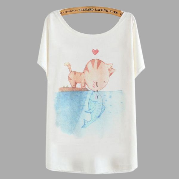 wholesale- cartoon print 2016 summer women fashion plus size cute totoro panda cat printed t shirt loose t-shirts tshirt 492127, White
wholesale- cartoon print 2016 summer women fashion plus size cute totoro panda cat printed t shirt loose t-shirts tshirt 492127, White