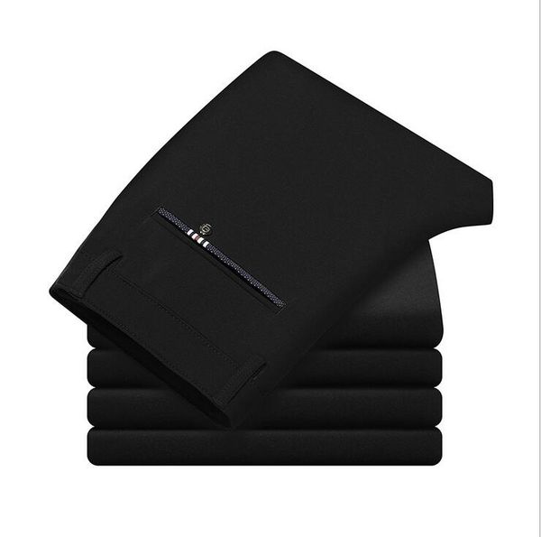 high trousers quality pants thin summer nine section slim pants feet stretch suit men's casual tide pm006 men's brkuj, Black
high trousers quality pants thin summer nine section slim pants feet stretch suit men's casual tide pm006 men's brkuj, Black