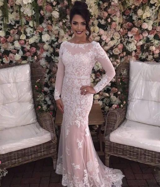 очаровательный элегантный sheer длинные рукава русалка свадебные платья 2017 с круглым вырезом полная кружева аппликация длинные свадебные п, White 
очаровательный элегантный sheer длинные рукава русалка свадебные платья 2017 с круглым вырезом полная кружева аппликация длинные свадебные п, White