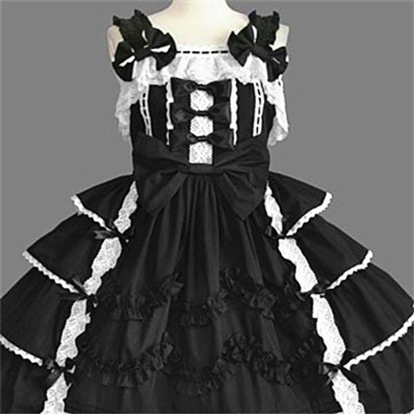 gorgeous lovely lace lotus leaf pleated bow cosplay sleeveless backless prom dress college wind ball gown 2018 real p customizable, Black
gorgeous lovely lace lotus leaf pleated bow cosplay sleeveless backless prom dress college wind ball gown 2018 real p customizable, Black