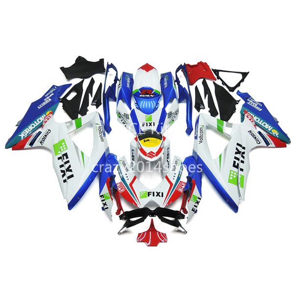 5 gifts new abs motorcycle fairing kits 100% fit for suzuki gsxr600 750 k8 08-10 gsxr600 gsxr750 2008-2010 nice multicolor nice 167
5 gifts new abs motorcycle fairing kits 100% fit for suzuki gsxr600 750 k8 08-10 gsxr600 gsxr750 2008-2010 nice multicolor nice 167