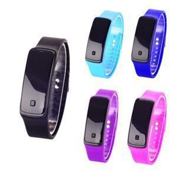 led bracelet watches men womens digital watches sport men military clock kids electronic silicone watch, Slivery;brown 
led bracelet watches men womens digital watches sport men military clock kids electronic silicone watch, Slivery;brown