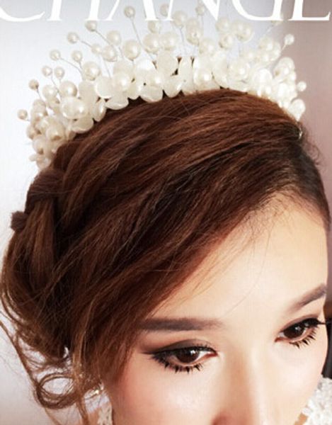 new bride headdress hairband women handmade pearl flower crown tiara wedding hair jewelry elegant bridal hair accessories headband headpiece, Slivery;golden
new bride headdress hairband women handmade pearl flower crown tiara wedding hair jewelry elegant bridal hair accessories headband headpiece, Slivery;golden