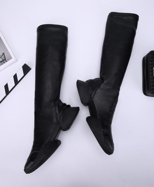 2017 autumn women flat heel boots tall gladiator booties real leather long stocking boots ladies winter fashion shoes over the knee bota, Black
2017 autumn women flat heel boots tall gladiator booties real leather long stocking boots ladies winter fashion shoes over the knee bota, Black