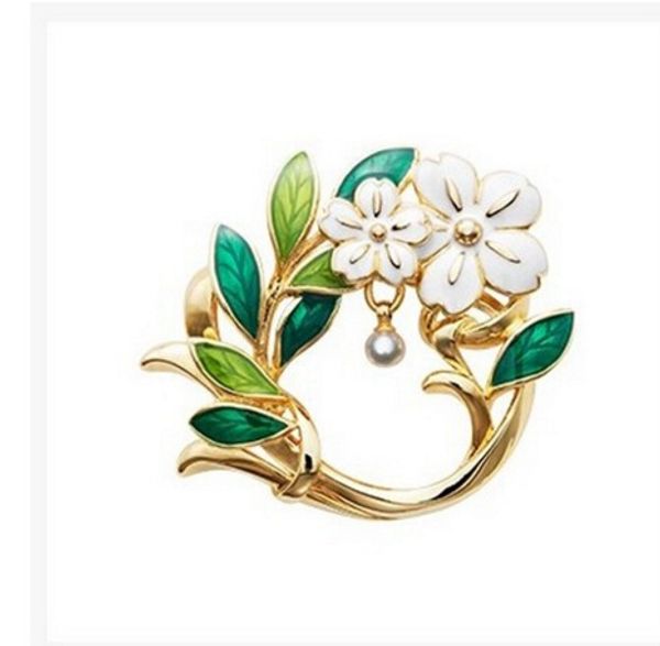 wholesale- 2016 oil green flower elegant white enamel brooch wedding accessories hijab pins crystal insect broche mujer scarves shawls, Gray
wholesale- 2016 oil green flower elegant white enamel brooch wedding accessories hijab pins crystal insect broche mujer scarves shawls, Gray