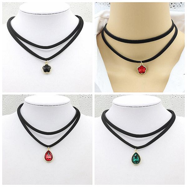 fashion doub black rope resin pendant choker necklaces jewelry for women 2017 statement necklaces collares 26 style ing, Golden;silver
fashion doub black rope resin pendant choker necklaces jewelry for women 2017 statement necklaces collares 26 style ing, Golden;silver