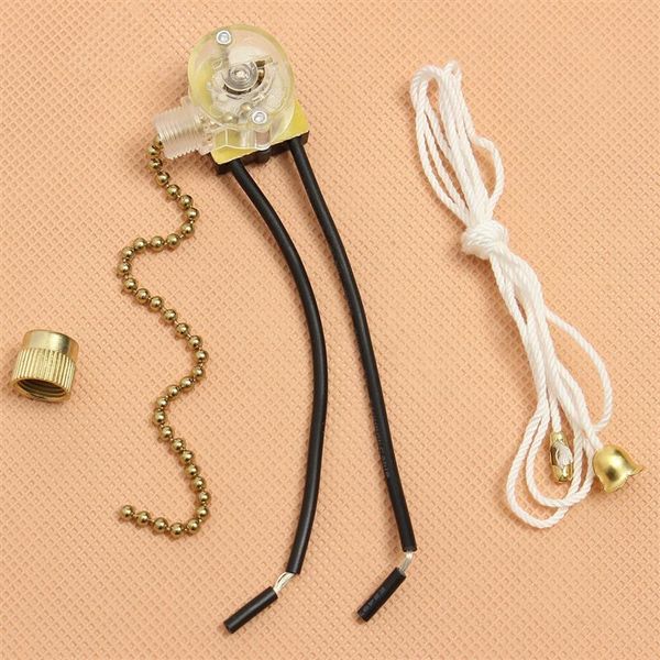 ceiling fan switch wall lamp light universal replacement retro pull chain cord switch button 3a/250v 6a/125v
ceiling fan switch wall lamp light universal replacement retro pull chain cord switch button 3a/250v 6a/125v