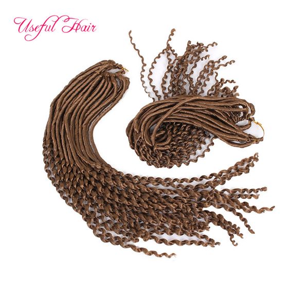 22inch goddess locs hair half straight half curly braids loop synthetic hair extension ress faux locs crochet braiding hair, Black
22inch goddess locs hair half straight half curly braids loop synthetic hair extension ress faux locs crochet braiding hair, Black