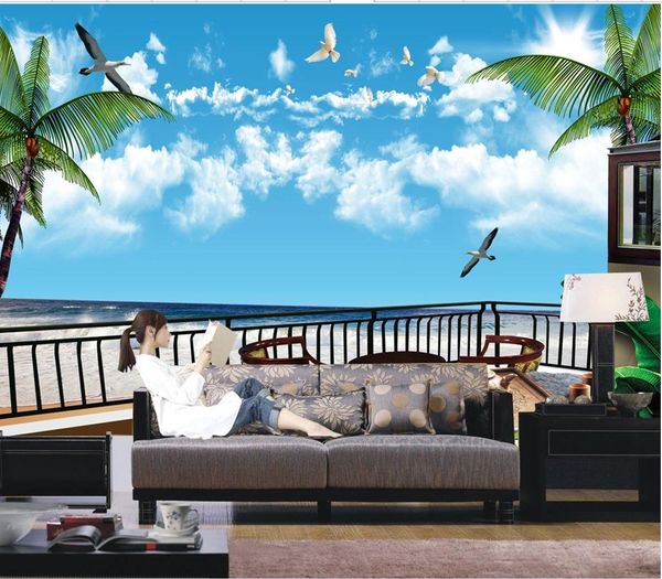 natural landscape blue sky white clouds sea decoration painting mural 3d wallpaper 3d wall papers for tv backdrop
natural landscape blue sky white clouds sea decoration painting mural 3d wallpaper 3d wall papers for tv backdrop