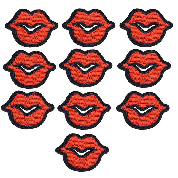 10pcs beep lips patches for clothing iron patch for cloth applique sewing accessories stickers on clothes iron on embroidery badge patches, Black
10pcs beep lips patches for clothing iron patch for cloth applique sewing accessories stickers on clothes iron on embroidery badge patches, Black