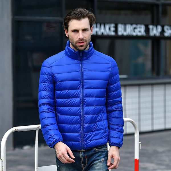 autumn winter man duck down jacket ultra light thin plus size spring jackets men stand collar outerwear coat, Black
autumn winter man duck down jacket ultra light thin plus size spring jackets men stand collar outerwear coat, Black