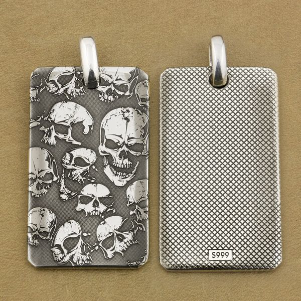 high details 999 sterling silver deep laser engraved skulls dogtag mens biker rock punk pendant 9x032s just pendant
high details 999 sterling silver deep laser engraved skulls dogtag mens biker rock punk pendant 9x032s just pendant