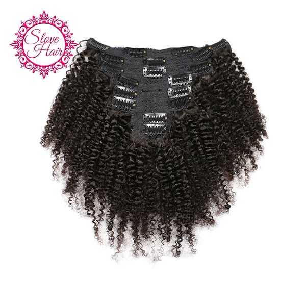 Slove Hair Afro Kinky Curly Clip In Human Hair Extensions Remy Brazilian Hair Weave Bundles 120G/Bundle 10-24" Easy to Take Care
Slove Hair Afro Kinky Curly Clip In Human Hair Extensions Remy Brazilian Hair Weave Bundles 120G/Bundle 10-24" Easy to Take Care