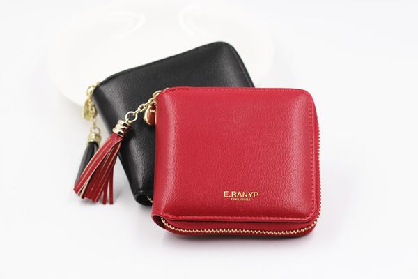 2017 zipper short wallet quality pu wallet handbag bag partysu style wallet tassel purse 1 pcs, Red;black
2017 zipper short wallet quality pu wallet handbag bag partysu style wallet tassel purse 1 pcs, Red;black