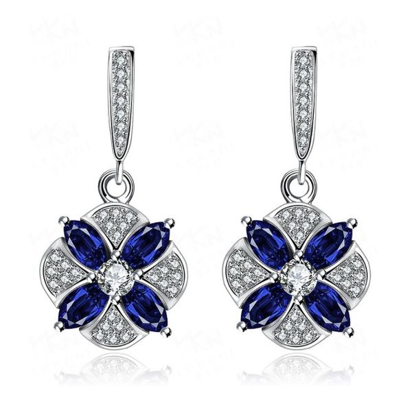 fashion jewelry new women crystal earrings dark blue crystals from swarovski multi-color available for women's present, White
fashion jewelry new women crystal earrings dark blue crystals from swarovski multi-color available for women's present, White