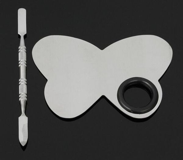 stainless steel makeup mixing palette nail art nail art eye shadow mixing palette spatula beauty cosmetic, Silver
stainless steel makeup mixing palette nail art nail art eye shadow mixing palette spatula beauty cosmetic, Silver