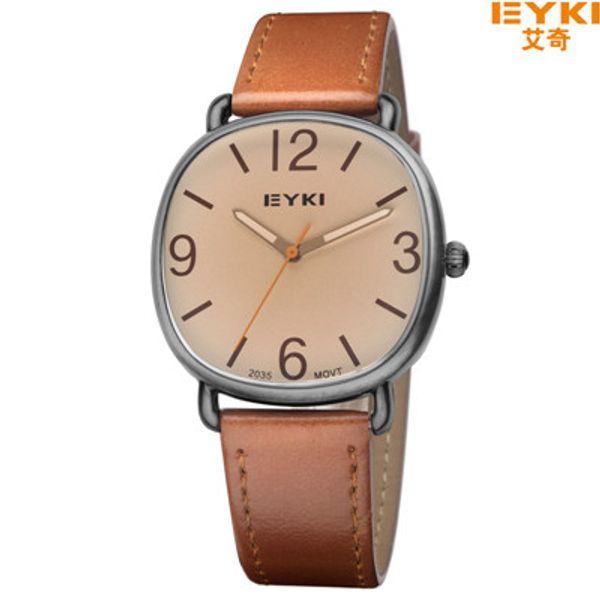 2016 men retro quartz watch leather belt watches eyki casual wristwatch round military watch male simple business montre femme, Slivery;brown
2016 men retro quartz watch leather belt watches eyki casual wristwatch round military watch male simple business montre femme, Slivery;brown