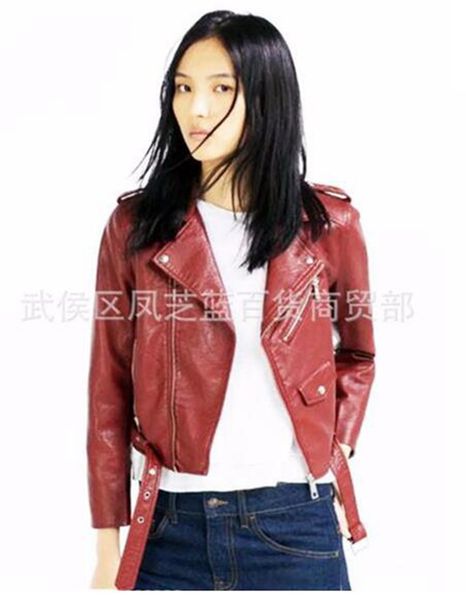 woman han edition business english new fashion boutique personality big yards washed leather coat / s-3xl, Black
woman han edition business english new fashion boutique personality big yards washed leather coat / s-3xl, Black