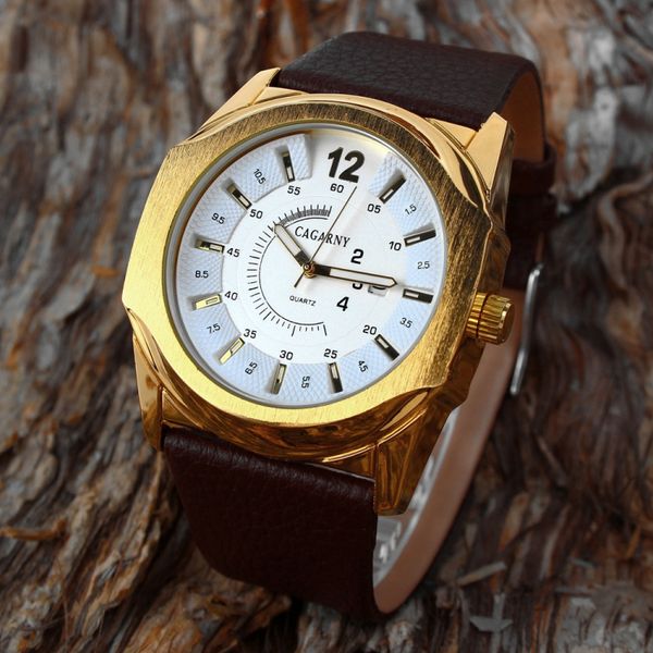 2018 fashion leather strap watches men casual watch men business wristwatches sports military quartz watch relogio masculino, Slivery;brown
2018 fashion leather strap watches men casual watch men business wristwatches sports military quartz watch relogio masculino, Slivery;brown
