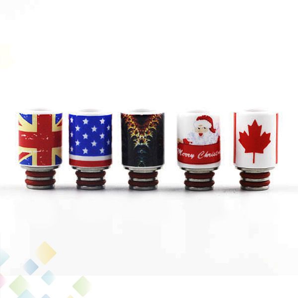 Christmas Drip Tip Ceramic 510 Drip tips Fit 510 Atomizers Electronic Cigarette Stainess Steel +Ceramic Mouthpiece DHL Free
Christmas Drip Tip Ceramic 510 Drip tips Fit 510 Atomizers Electronic Cigarette Stainess Steel +Ceramic Mouthpiece DHL Free