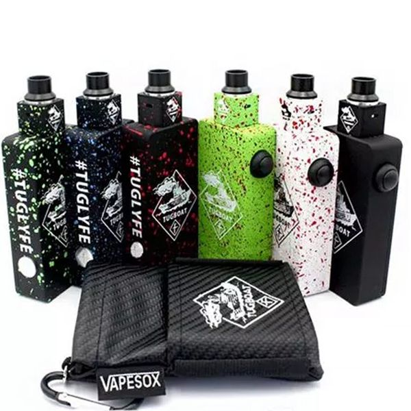 Tugboat Box Mod Kit with tuglyfe Unregulated MOD Cubed RDA Mechanical velocity RDA Tuglyfe Portable box mod Vaporizer Fits 2 18650 Battery
Tugboat Box Mod Kit with tuglyfe Unregulated MOD Cubed RDA Mechanical velocity RDA Tuglyfe Portable box mod Vaporizer Fits 2 18650 Battery